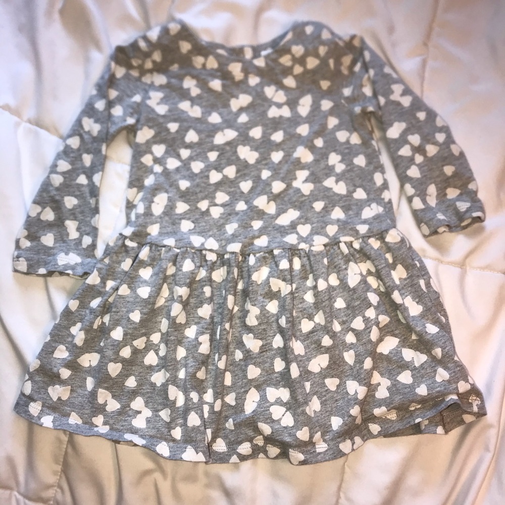 👼🏻2 for $10👼🏻 grey gray dress with hearts cute